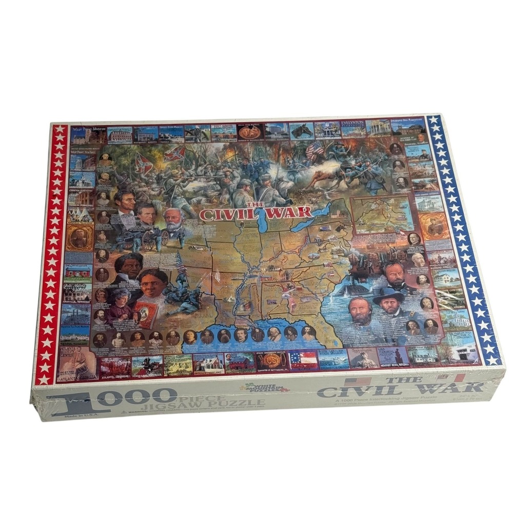 White Mountain The Civil War 1000 Pieces Puzzle NEW